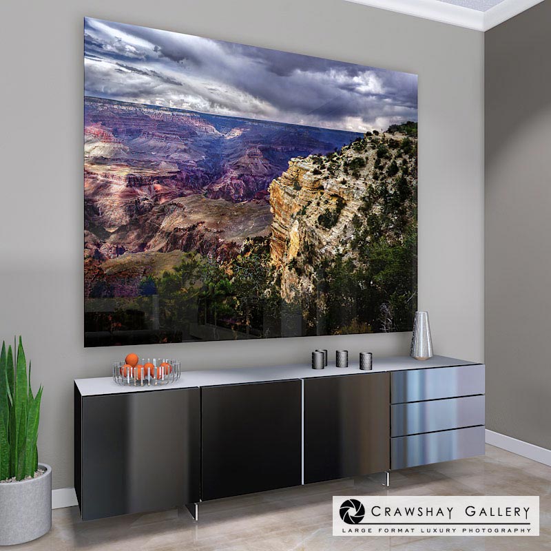 large format photograph of The Grand Canyon 1B depicted in room