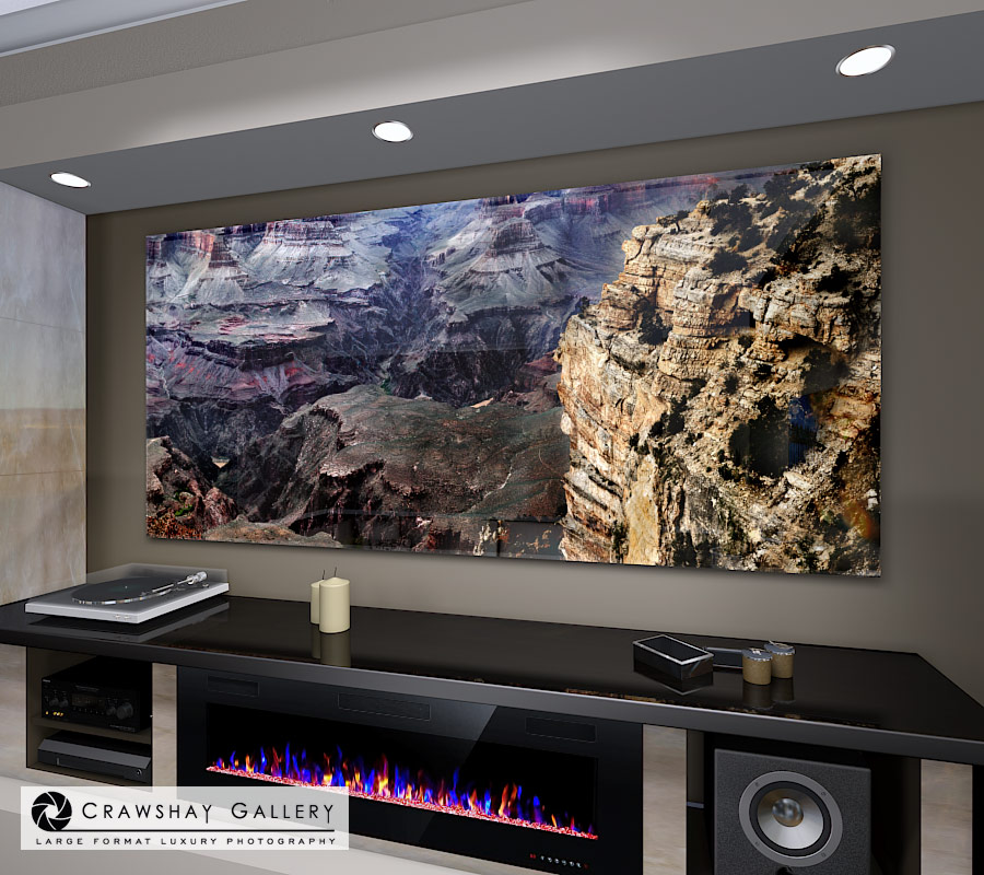 large format photograph of The Grand Canyon 2 depicted in room