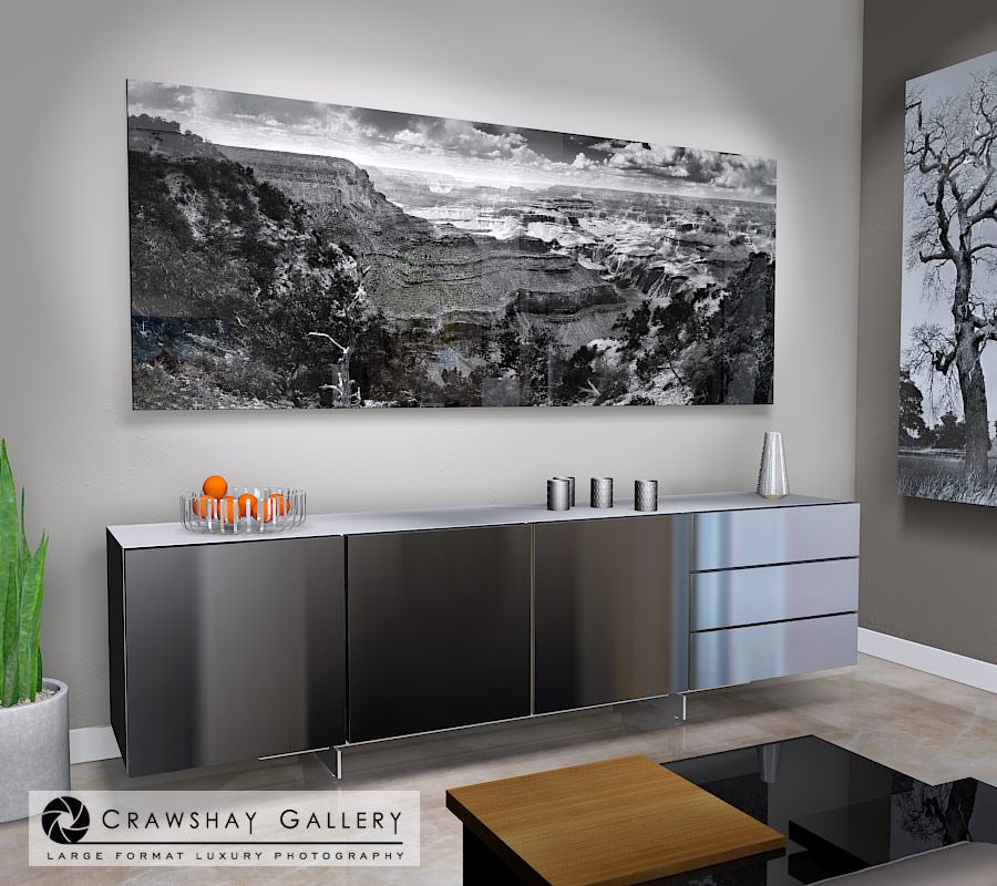 large format photograph of The Grand Canyon 2 depicted in room