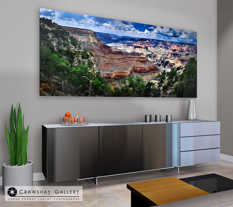 large format photograph of The Grand Canyon 1 depicted in room