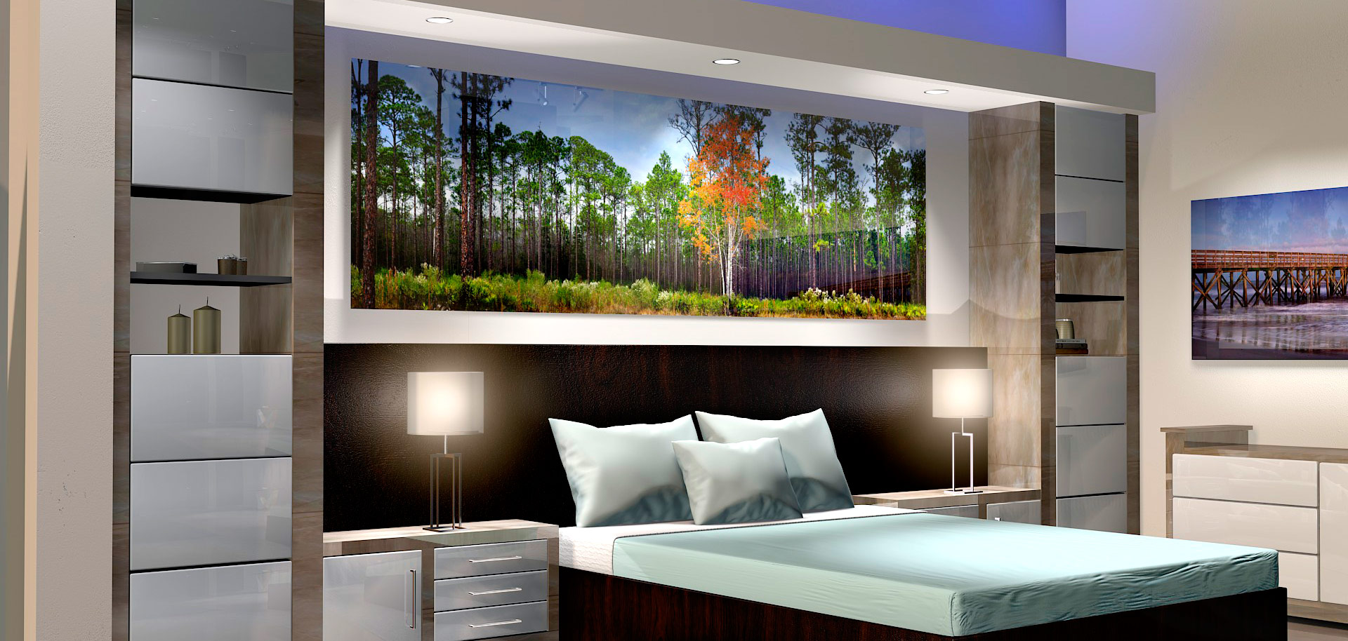 large format photograph of Cary State Forest Image depicted in room