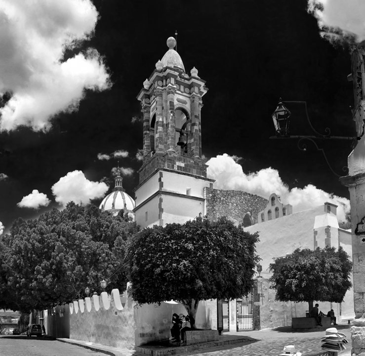 Large format fine art photograph of Mexican Catholic Church