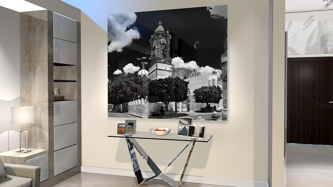 Large format fine art photograph of Mexican Catholic Church