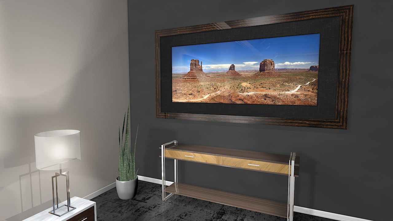 Large format fine art photograph of The Mitten Buttes in Monument Valley Utah