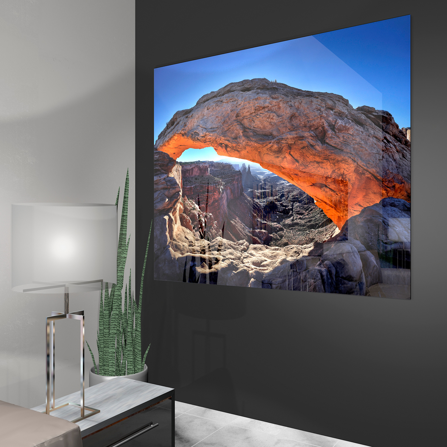 Large format fine art photograph of Alternative Mesa Arch Angle