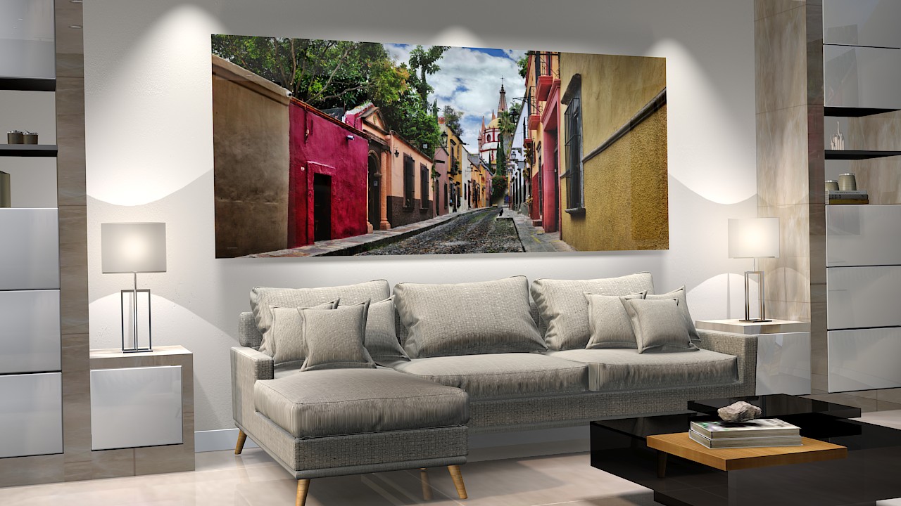Large format fine art photograph of Aldama Street San Miguel Photograph