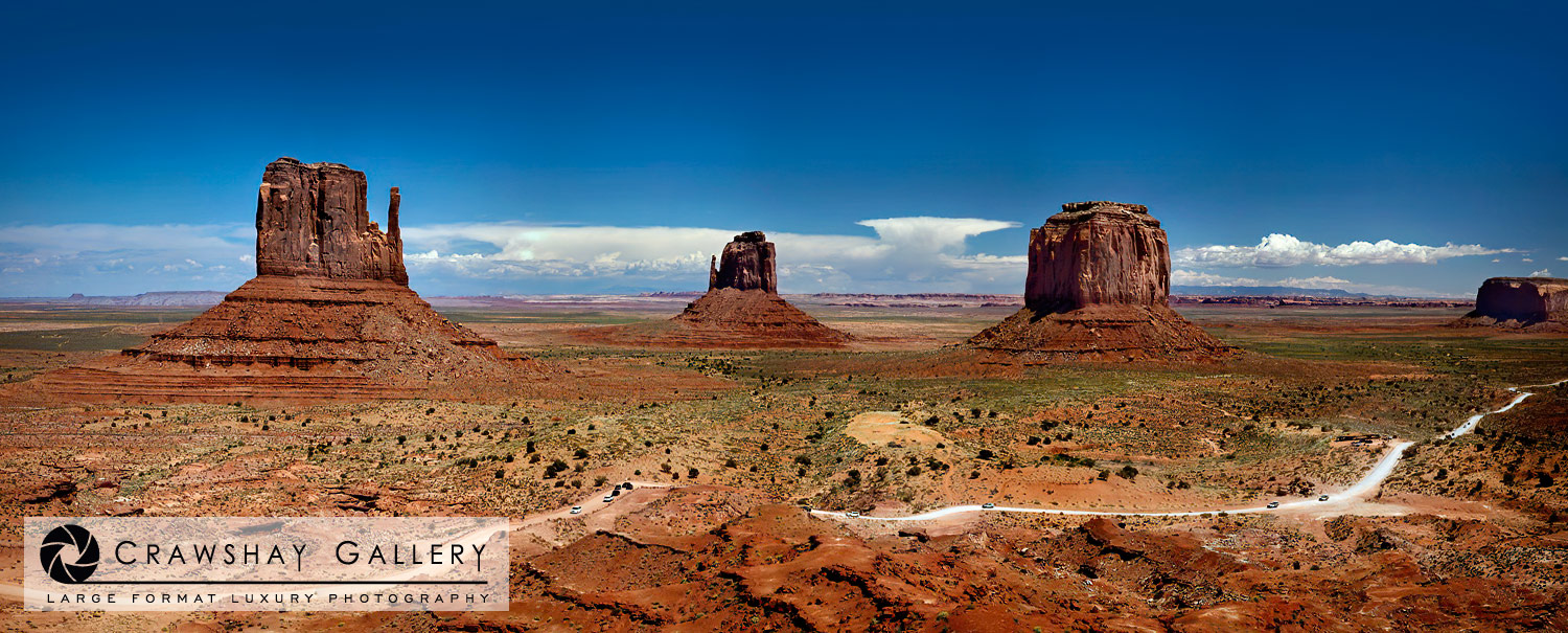 Image of The Mitten Buttes in Monument Valley Utah