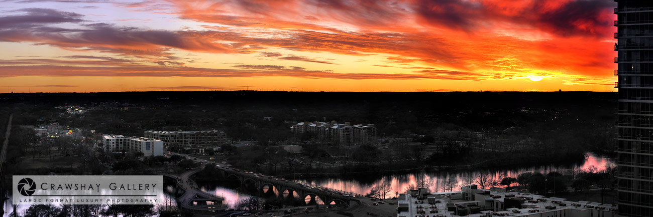 Image of Incredible Austin Texas Sunset