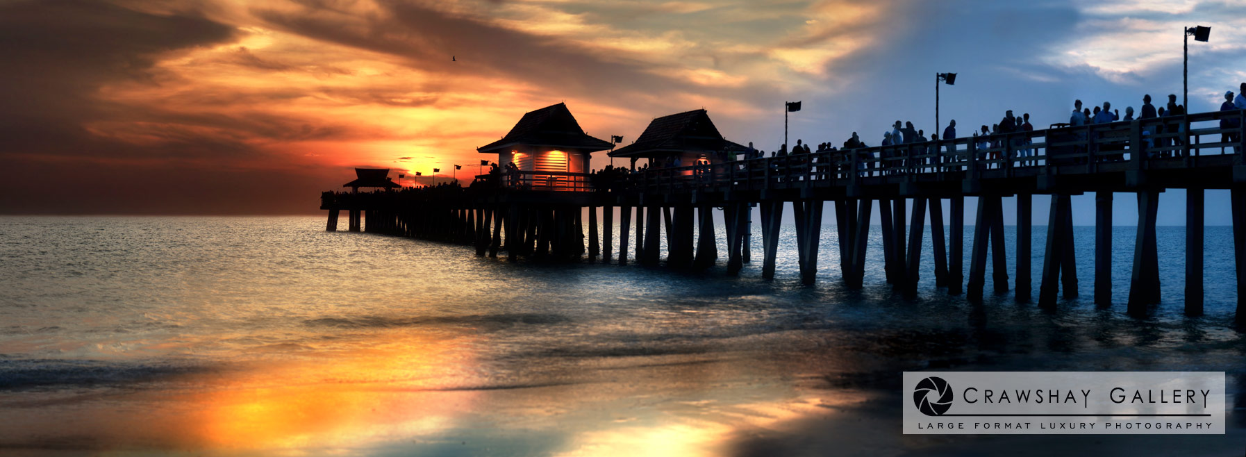 Image of Sunset at Naples Beach Florida