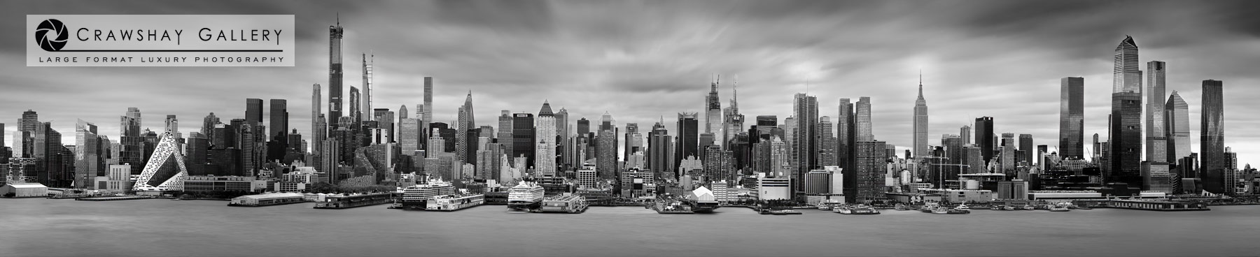 Image of New York Skyline in Black and White