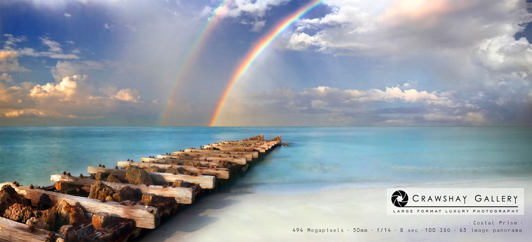 Image of Beautiful Double Rainbow