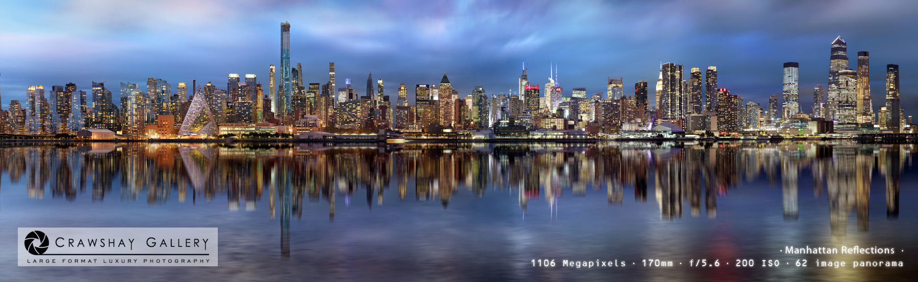 Image of Manhattan Sundown Skyline