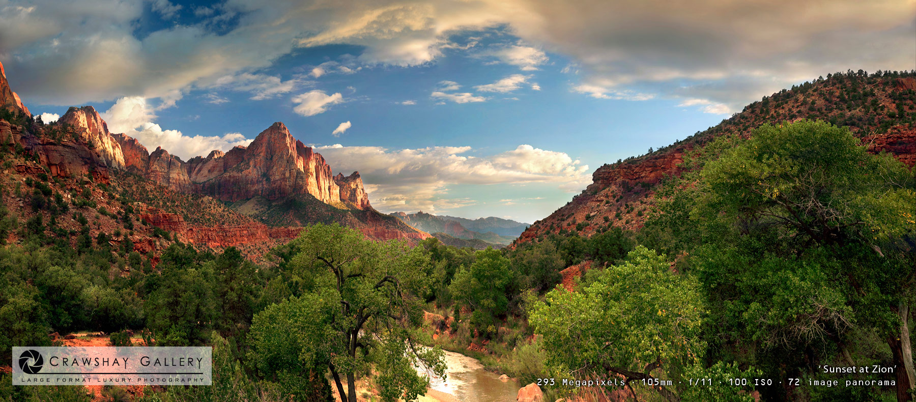 Image of Zion Canyon Sunset