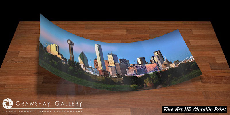 Fine Art Print of The Dallas Texas Skyline