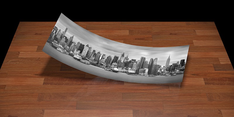 Fine Art Print of Black and White New York Skyline