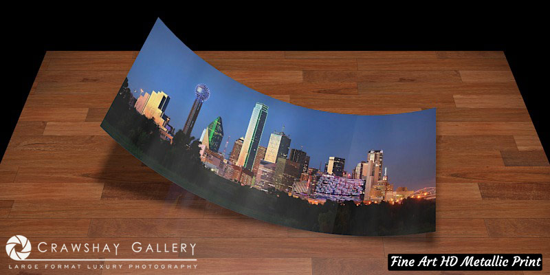 Fine Art Print of Dallas Skyline Giants
