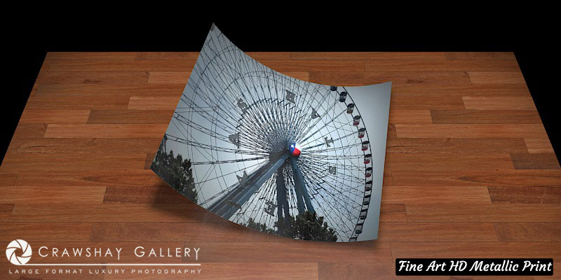Fine Art Print of Ferris Wheel Dallas Texas