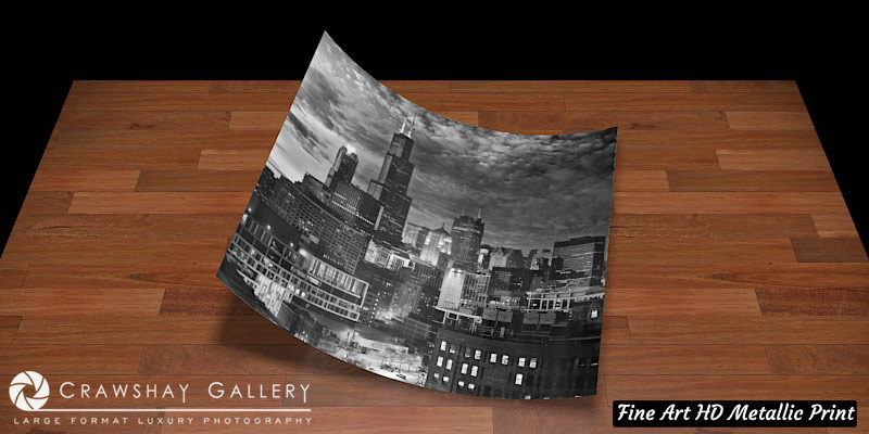 Fine Art Print of Chicago Urban Black and White Photography