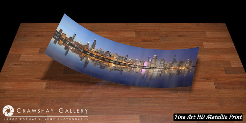 Fine Art Print of Chicago Skyline at Sundown