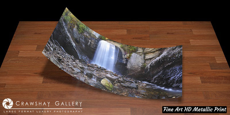 Fine Art Print of Frozen Waterfall Photograph
