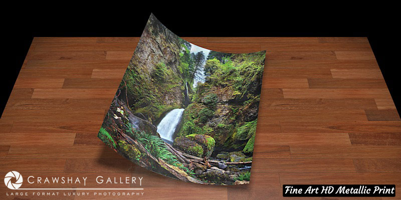 Fine Art Print of Wahclelala Falls Oregon Waterfall