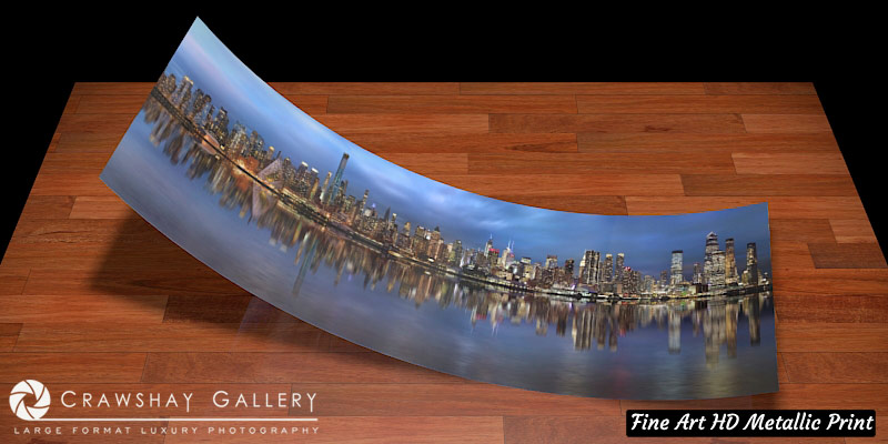 Fine Art Print of Manhattan Sundown Skyline