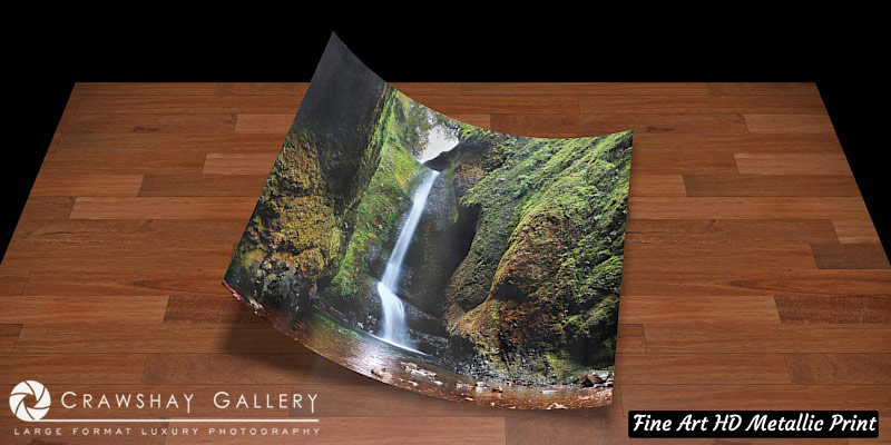 Fine Art Print of Secret Waterfall Oneota Gorge