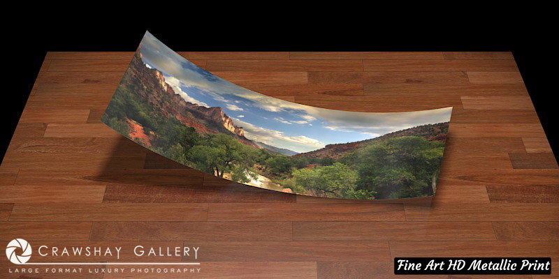 Fine Art Print of Zion Canyon Sunset