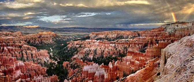 Rainbow Warrior | Bryce Amphitheater Rainbow | Bryce Canyon  Utah